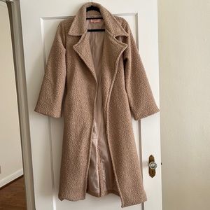 Brown teddy coat | Made in Italy | Scandal Italy